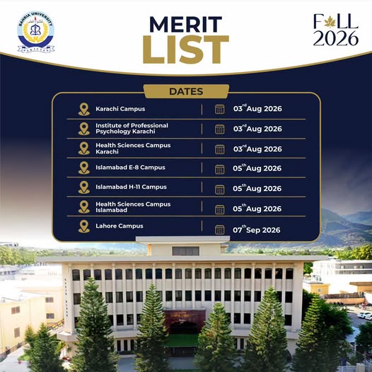 BU Merit List Schedule 2026 Announced for Fall Admissions BU Merit List Schedule 2026 Announced for Fall Admissions