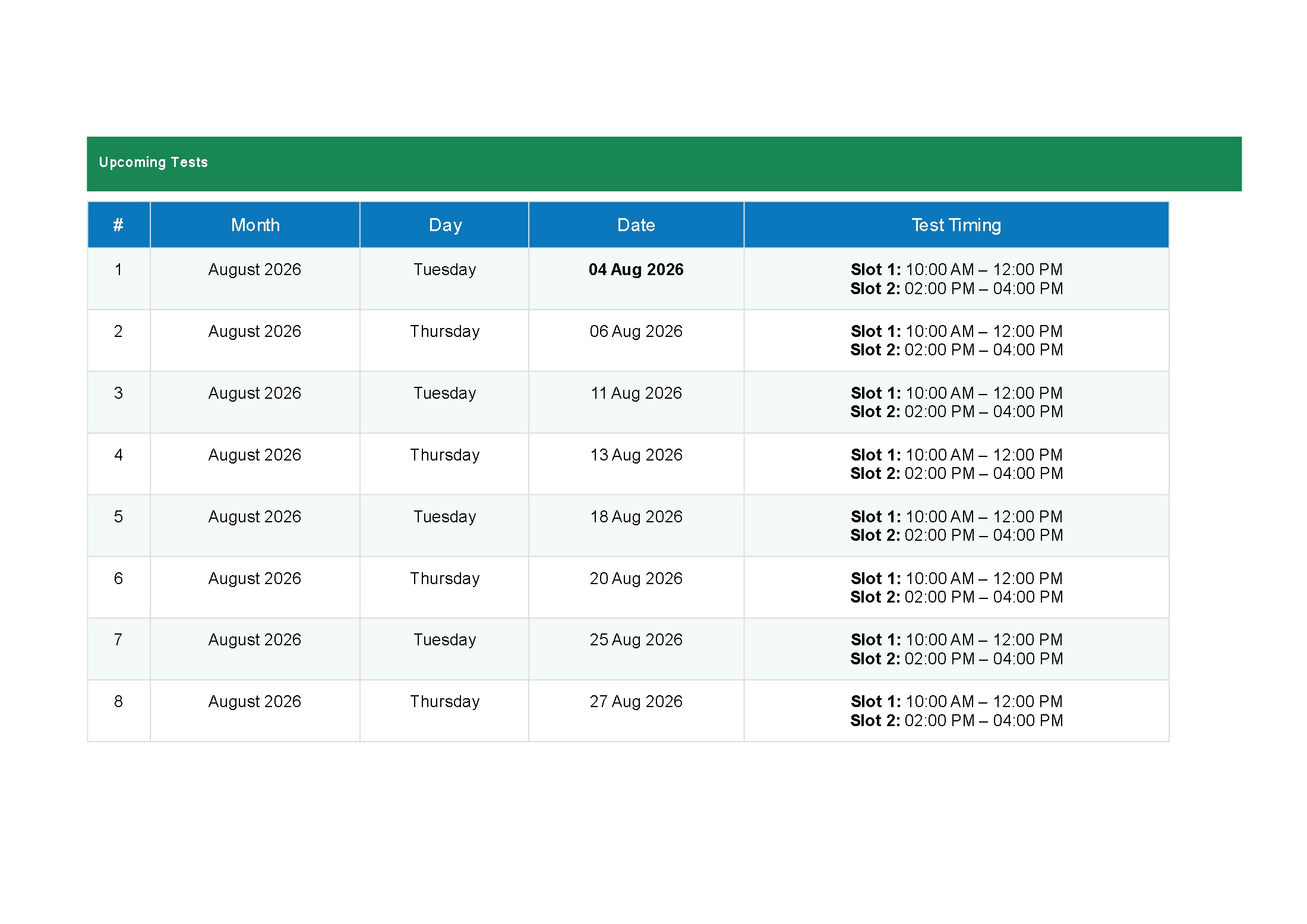 PAFIAST Releases August 2026 Admission Test Schedule with Multiple Test Dates PAFIAST Releases August 2026 Admission Test Schedule with Multiple Test Dates