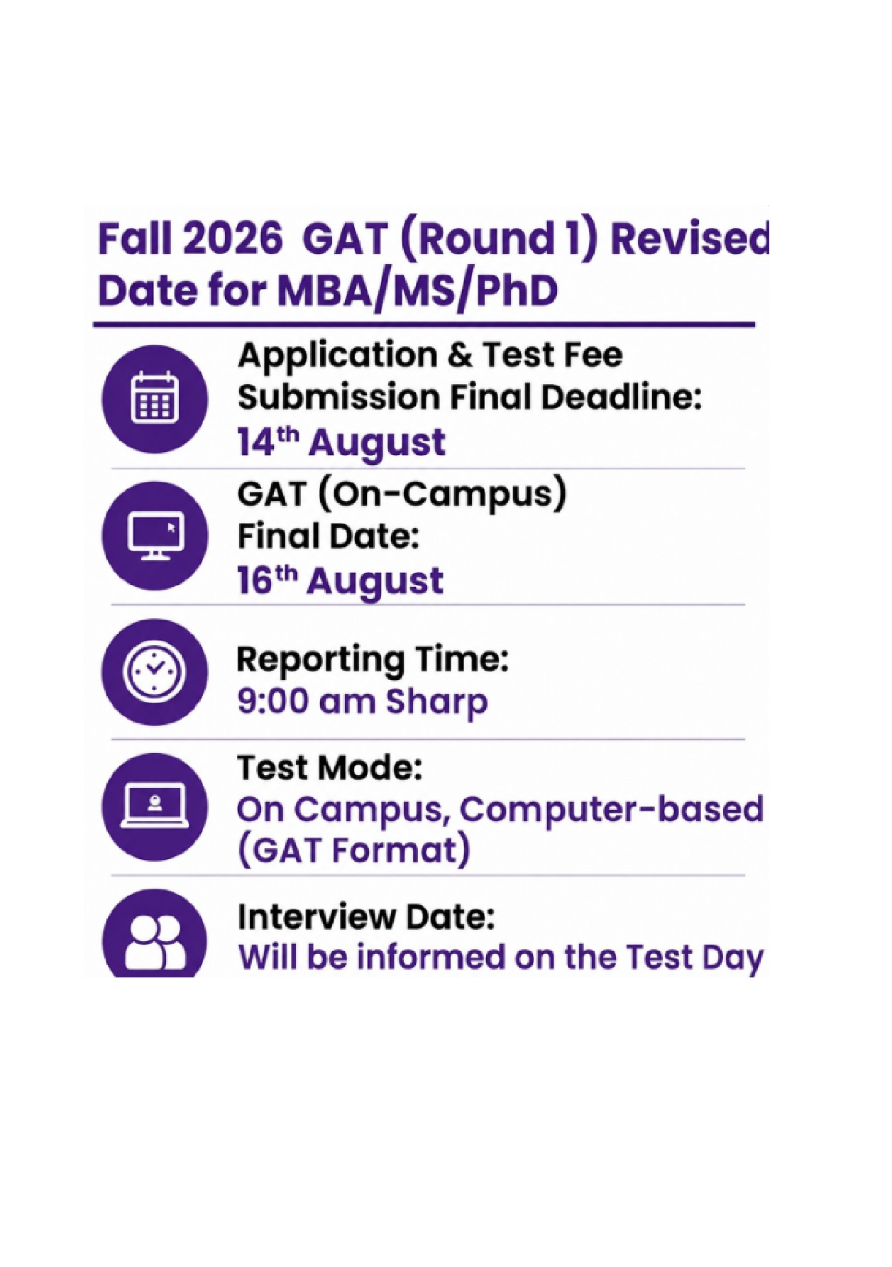 SSUET Issues Revised Admission Test Schedule 2026