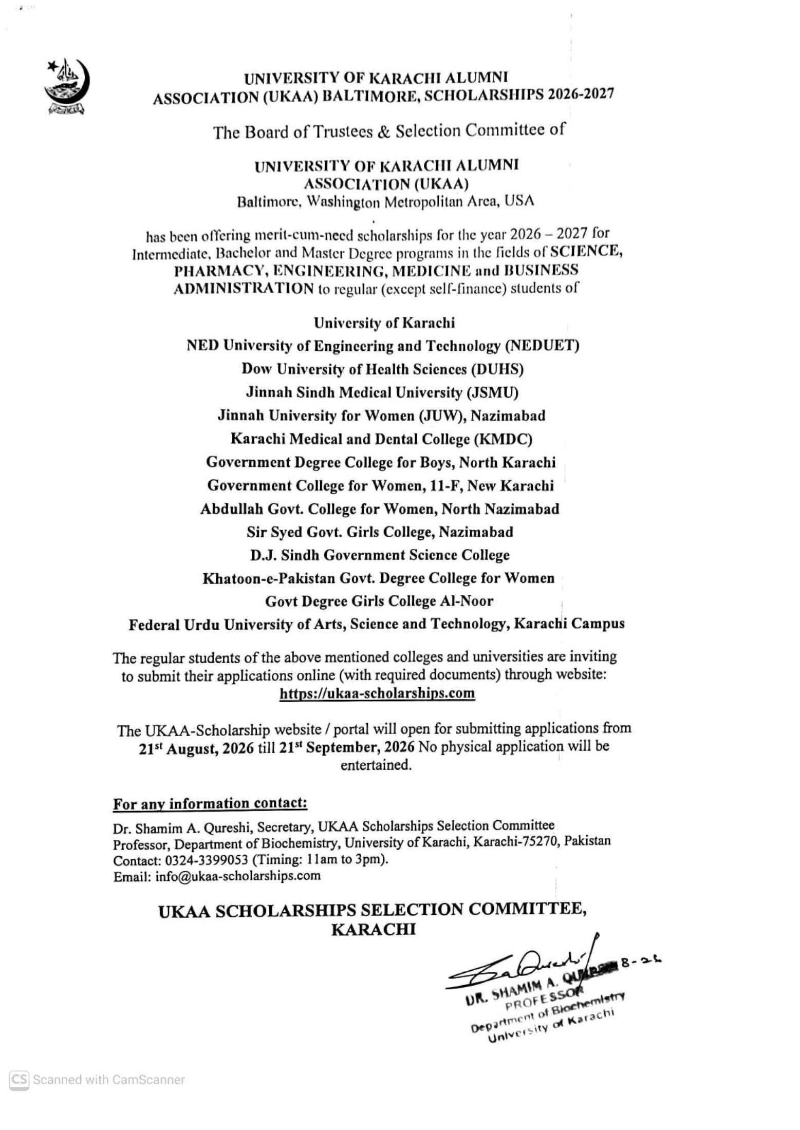 JSMU UKAA Scholarships 2026-27 Update JSMU UKAA Scholarships 2026-27 Update