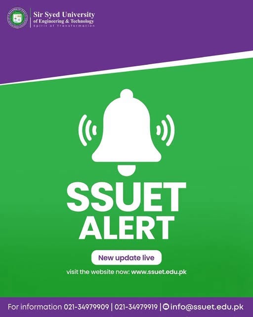 SSUET PG Admissions 2026 Merit Programs Notice
