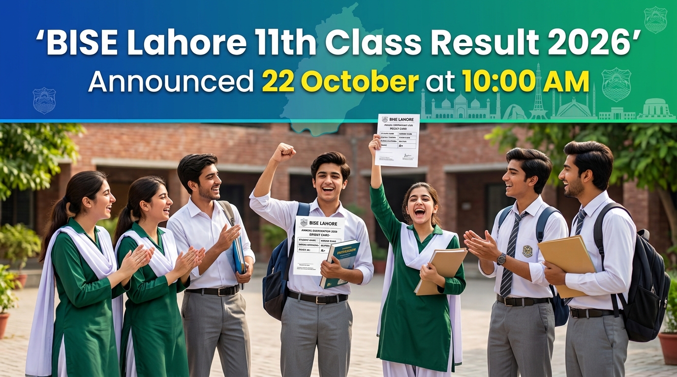 3 Ways to Check BISE Lahore Board 11th Class Result 2026 3 Ways to Check BISE Lahore Board 11th Class Result 2026